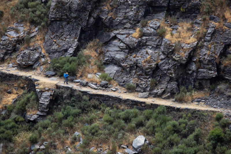 Calçada de Alpajares na rota dos Caminhos de Santiago