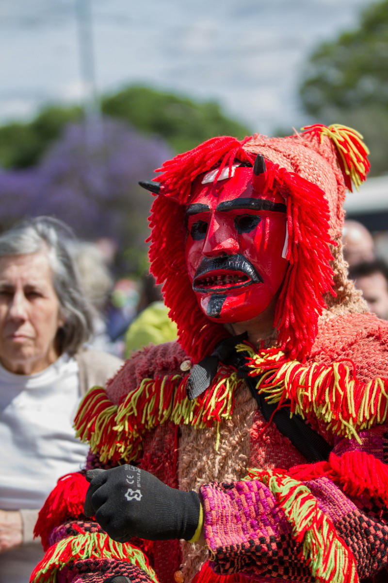 Caretos de Trás-os-Montes no Festival Internacional da Máscara Ibérica