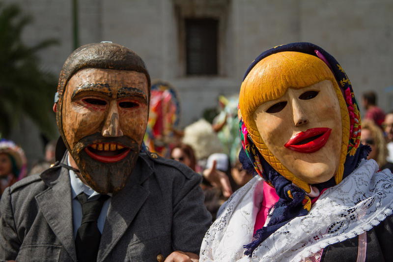 Caretos de Trás-os-Montes no Festival Internacional da Máscara Ibérica