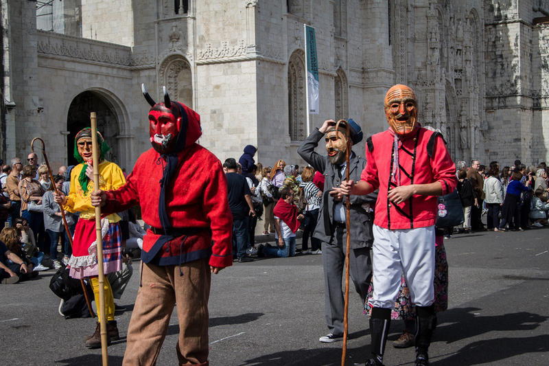 Caretos de Trás-os-Montes no Festival Internacional da Máscara Ibérica