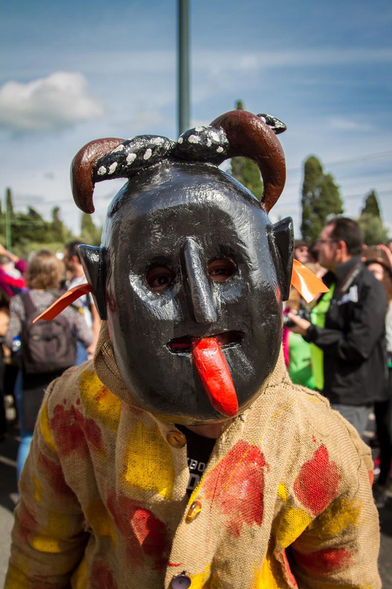 Caretos de Trás-os-Montes no Festival Internacional da Máscara Ibérica