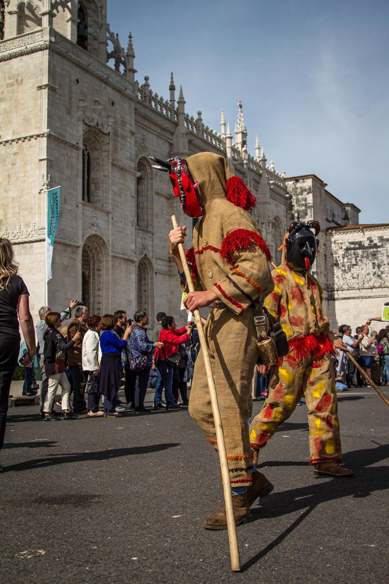 Caretos de Trás-os-Montes no Festival Internacional da Máscara Ibérica