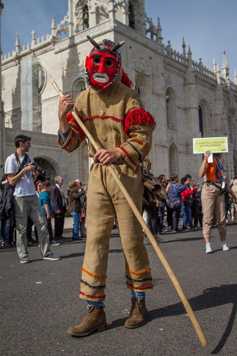 Caretos de Trás-os-Montes no Festival Internacional da Máscara Ibérica