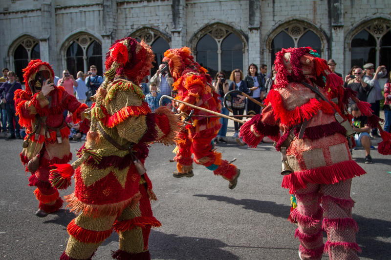Caretos de Trás-os-Montes no Festival Internacional da Máscara Ibérica