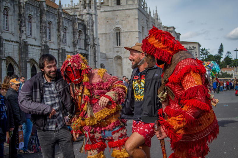 Caretos de Trás-os-Montes no Festival Internacional da Máscara Ibérica