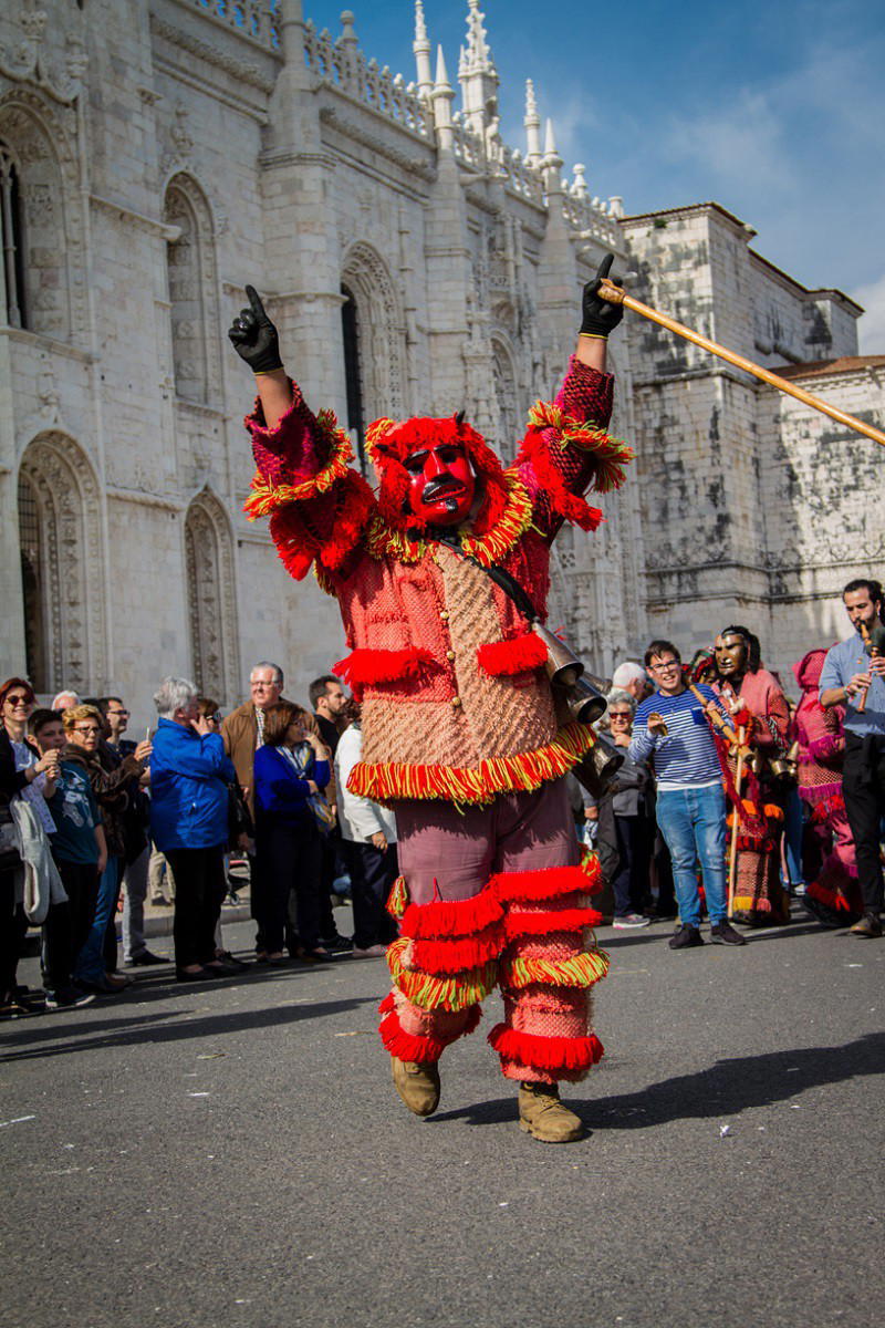 Caretos de Trás-os-Montes no Festival Internacional da Máscara Ibérica
