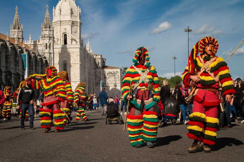 Caretos de Trás-os-Montes no Festival Internacional da Máscara Ibérica