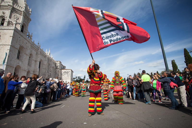 Caretos de Trás-os-Montes no Festival Internacional da Máscara Ibérica