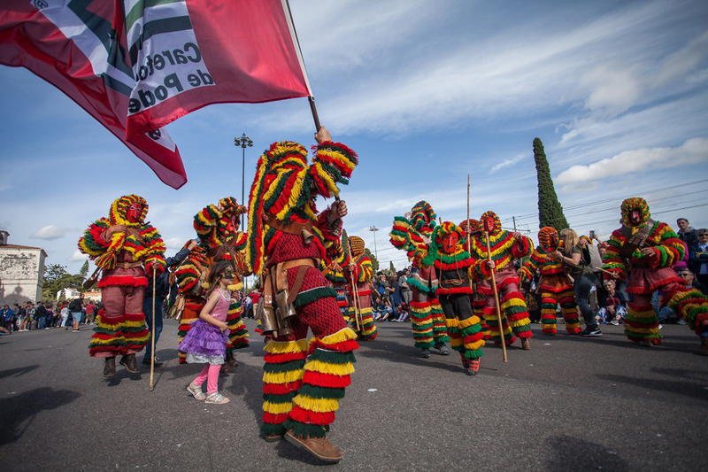 Caretos de Trás-os-Montes no Festival Internacional da Máscara Ibérica
