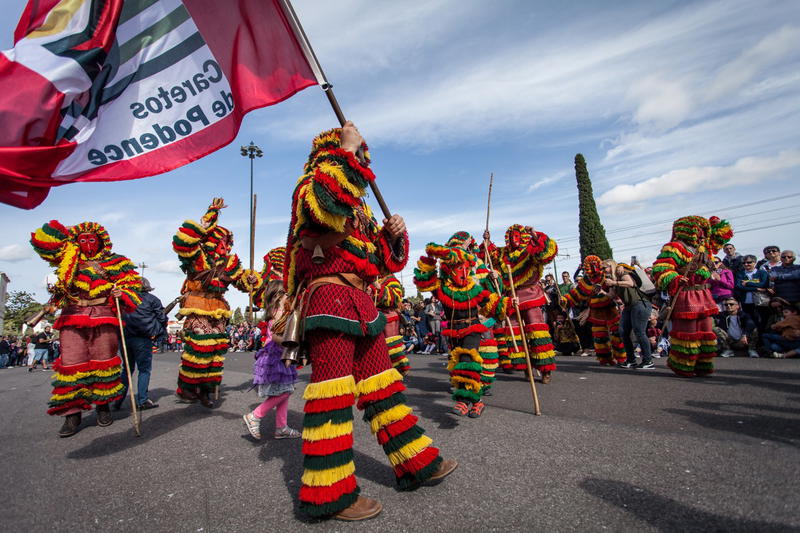 Caretos de Trás-os-Montes no Festival Internacional da Máscara Ibérica