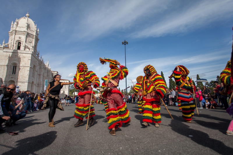 Caretos de Trás-os-Montes no Festival Internacional da Máscara Ibérica
