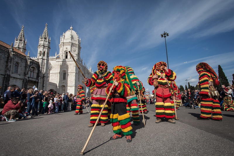 Caretos de Trás-os-Montes no Festival Internacional da Máscara Ibérica
