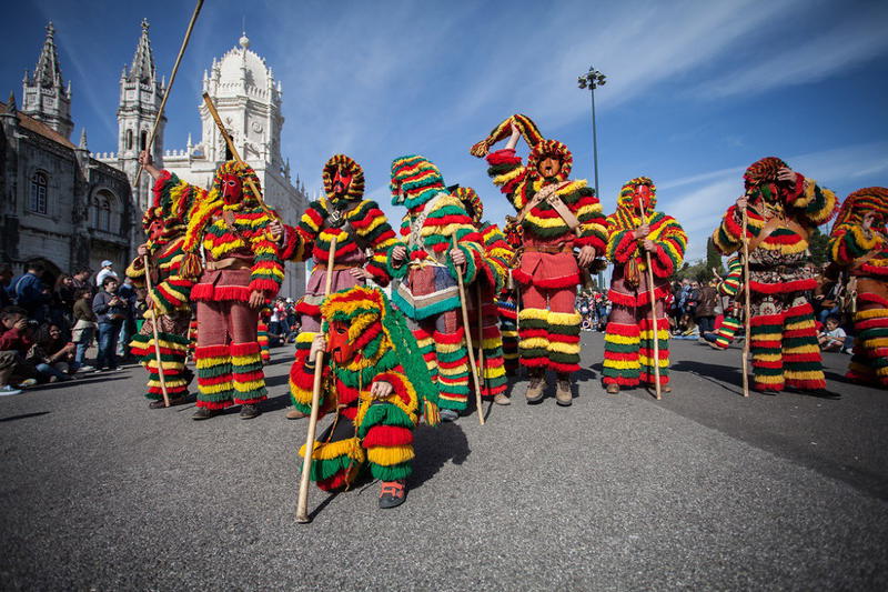 Caretos de Trás-os-Montes no Festival Internacional da Máscara Ibérica