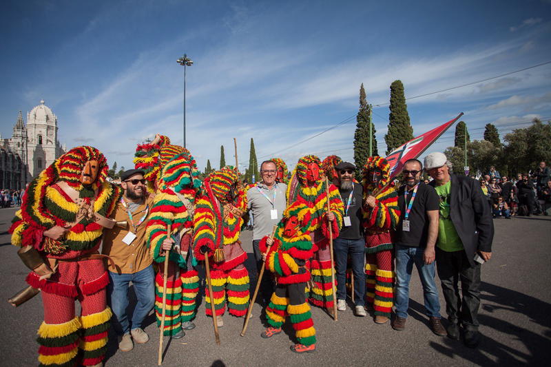 Caretos de Trás-os-Montes no Festival Internacional da Máscara Ibérica