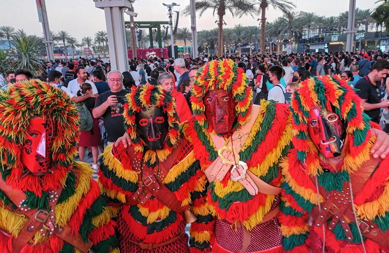 Os Caretos enobreceram a imagem de Portugal na Expo Dubai